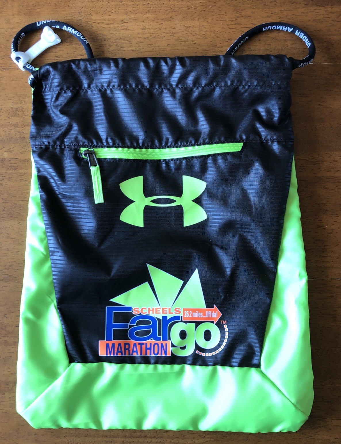 Fargo Marathon 2016 Under Armour Sports Pack Drawstring Backpack