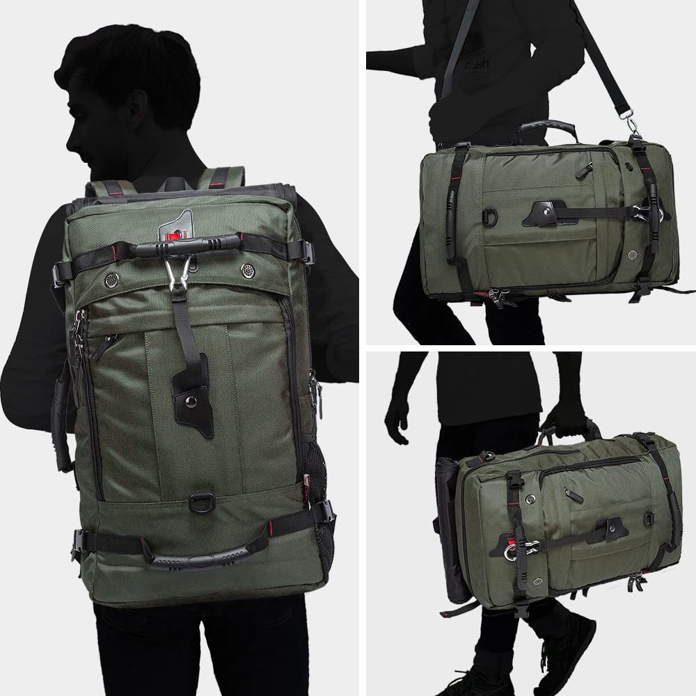 Travel Backpack 35L, Convertible Duffle, Carry On, Fits 15.6″ Laptop, Unisex