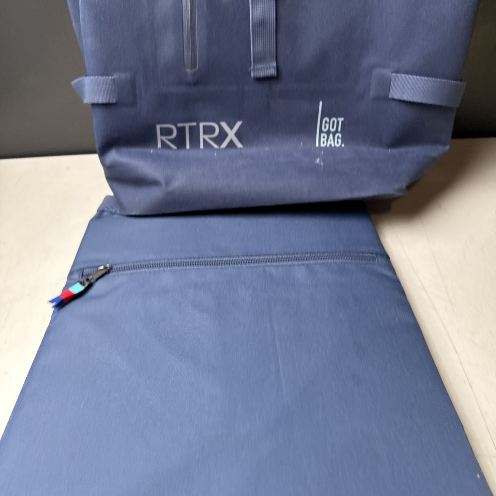 Got Bag Rolltop Backpack Water Resistant Laptop Sleeve Compartment in Blue