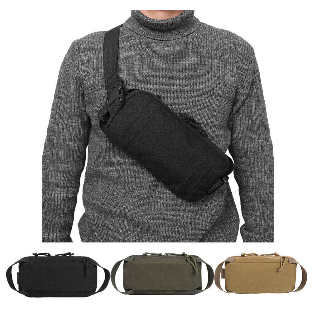 Tactical Sling Chest Pack Bag Molle Daypack Military Shoulder Bag/Molle Keychain
