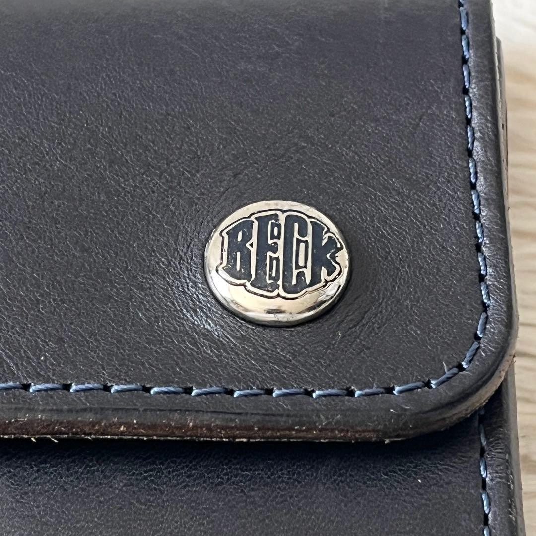 Toys McCOY Long Wallet Navy Black Double Snap Button Business Casual