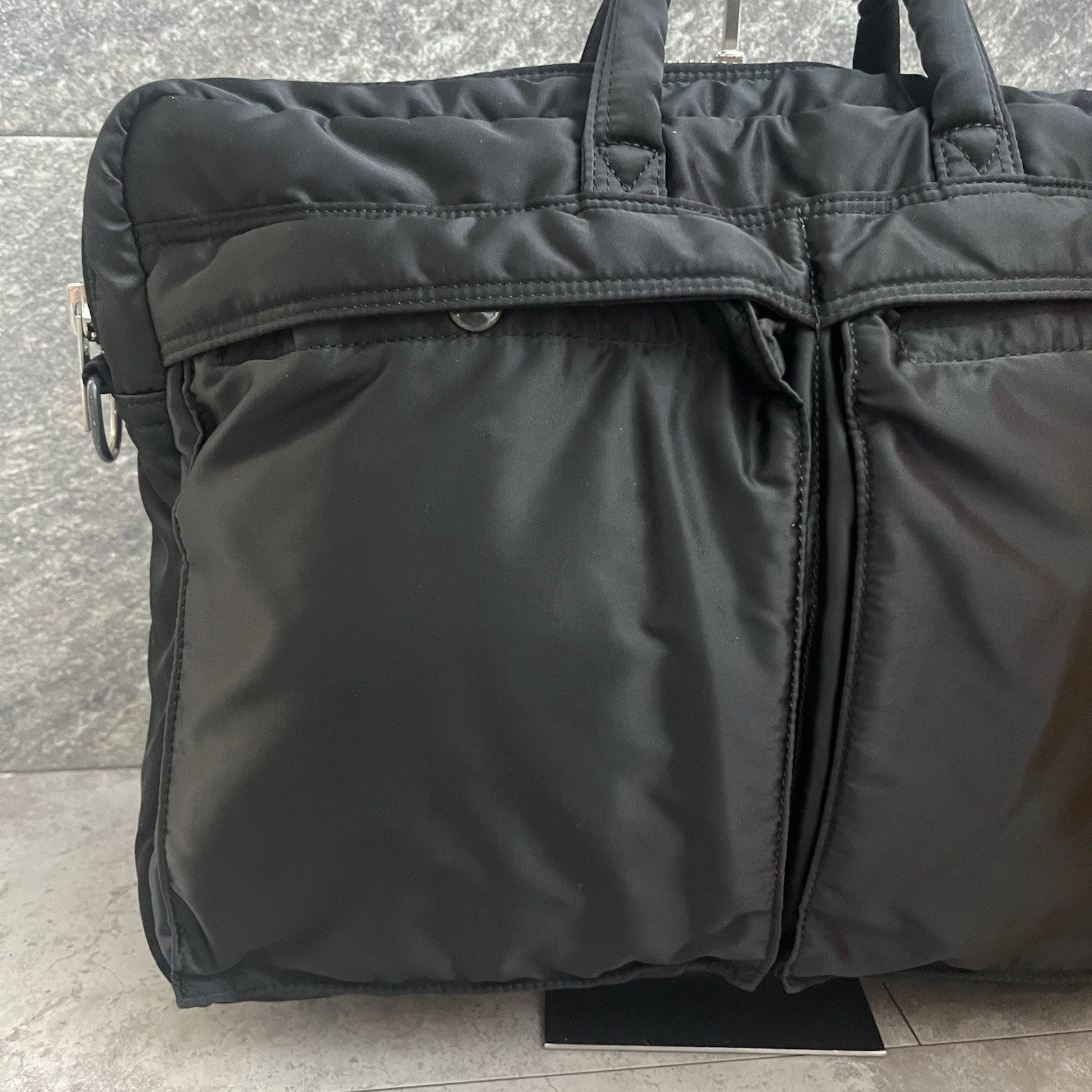 Porter Yoshida tanker briefcase helmet bag black bag nylon made in japan A4