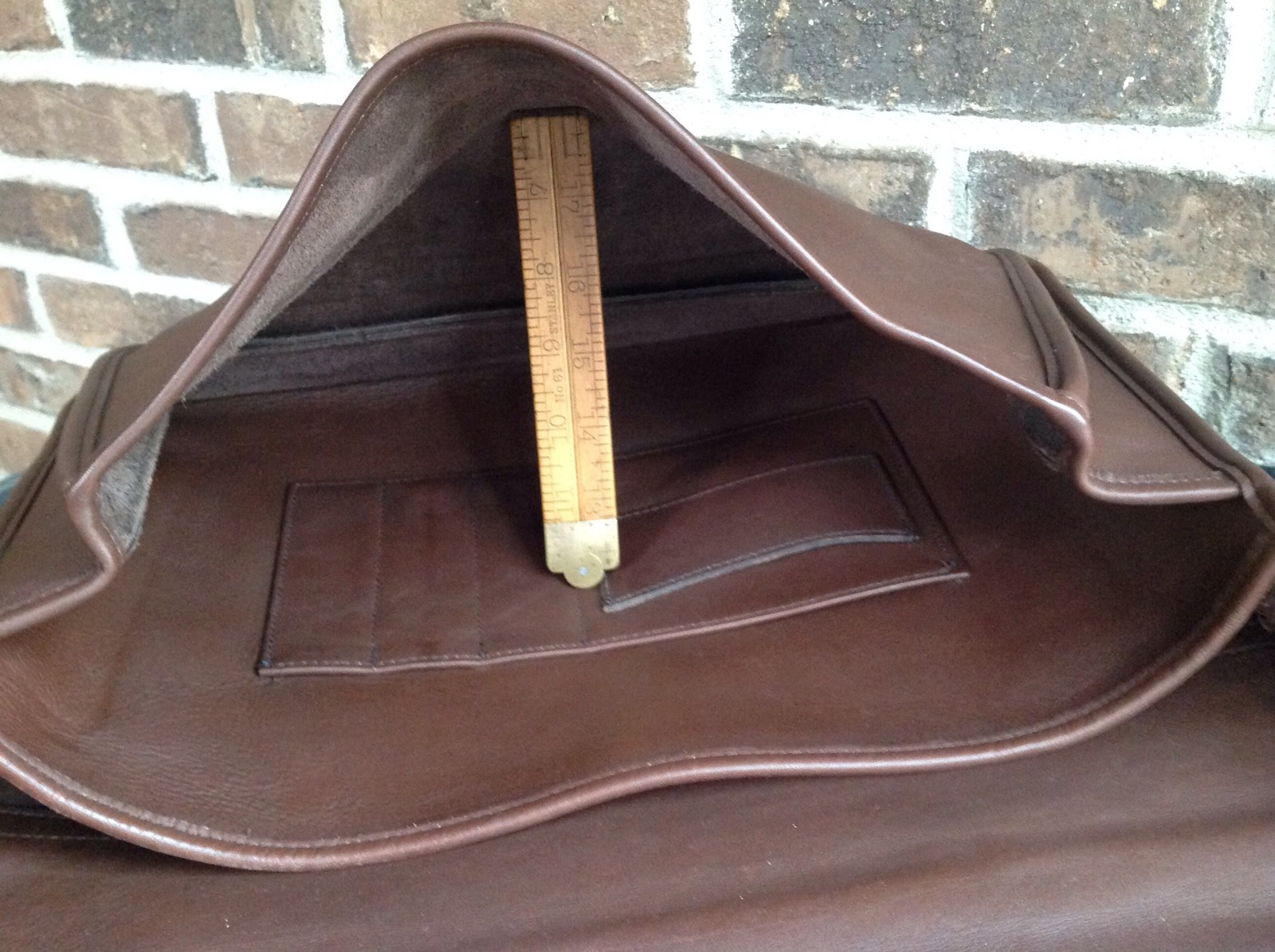 VINTAGE BROWN COACH GLOVE LEATHER MACBOOK BRIEFCASE MESSENGER BAG $R898