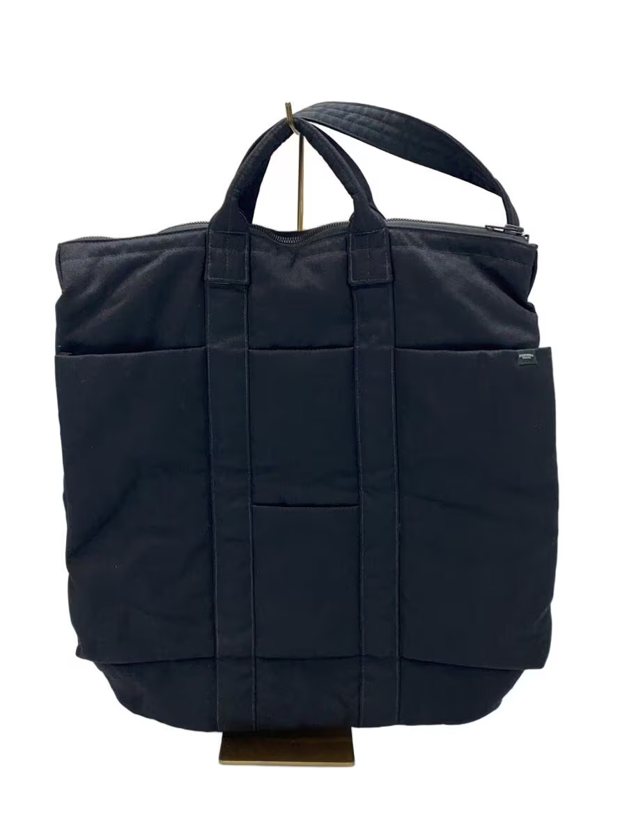 PORTER 2WAY Herringbone Helmet Bag CORDURA Tote Bag Shoulder Bag BLK