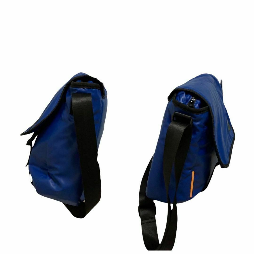 Diesel Men Messenger Bag Shoulder Nylon Blue Crossbody 35x11x45cm Luxury Stylish