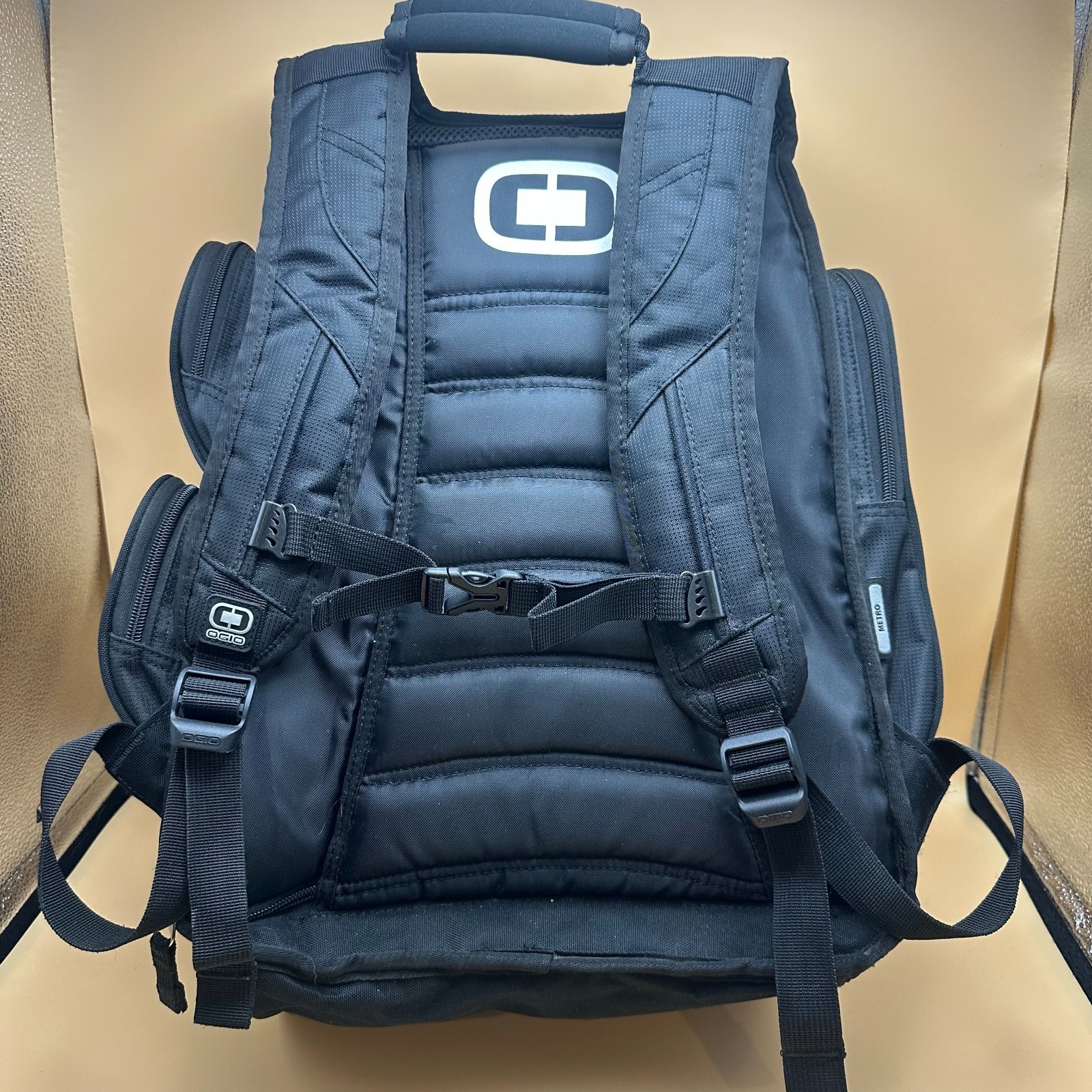 OGIO Metro Street Tech Backpack Black Laptop Travel Bag J.B. Hunt Multi Pocket