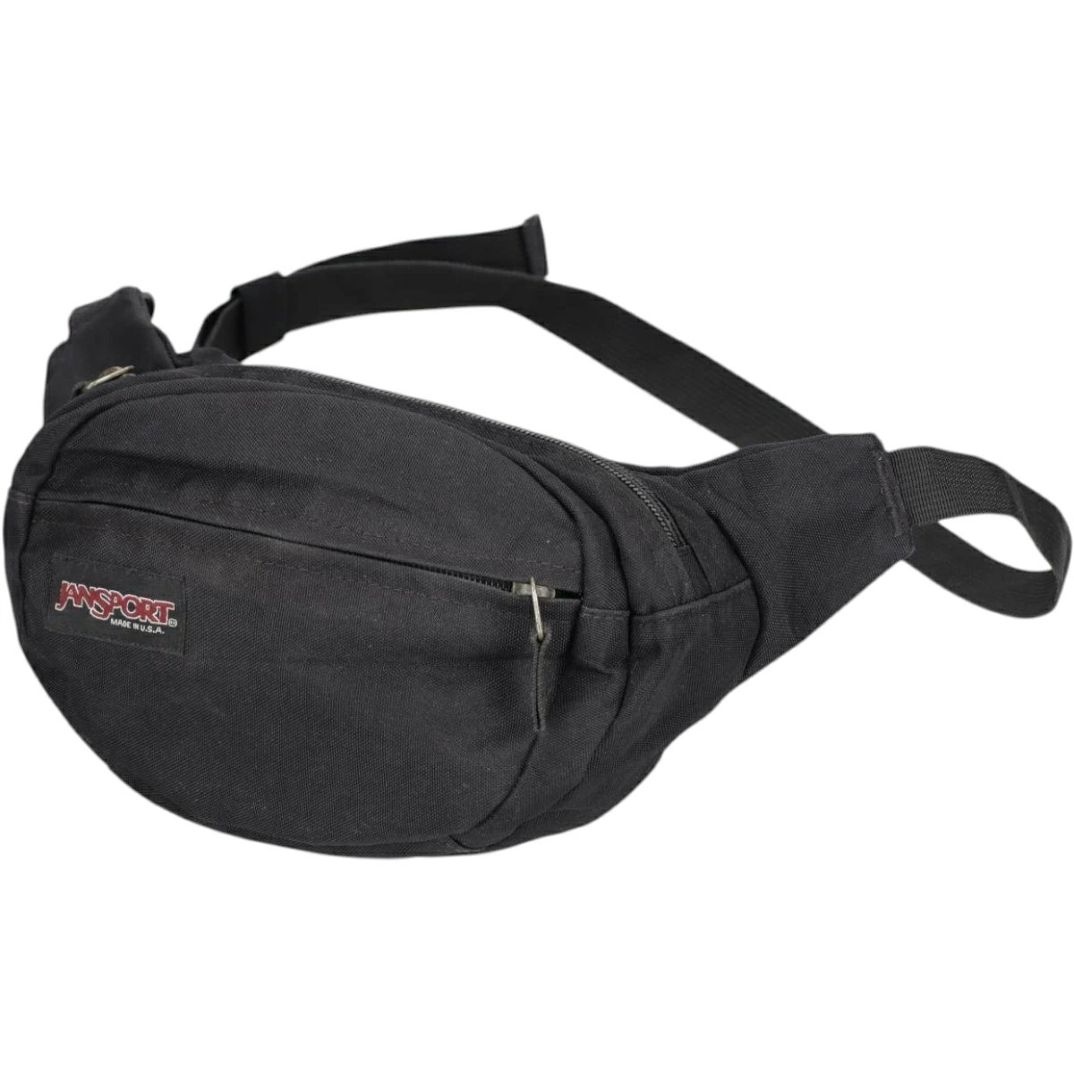 Import duty included for US buyers JanSport Waist Bag Black Made in USA 13cm x