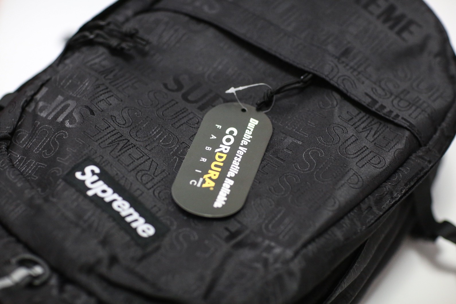 Supreme Black Backpack SS19 Rare