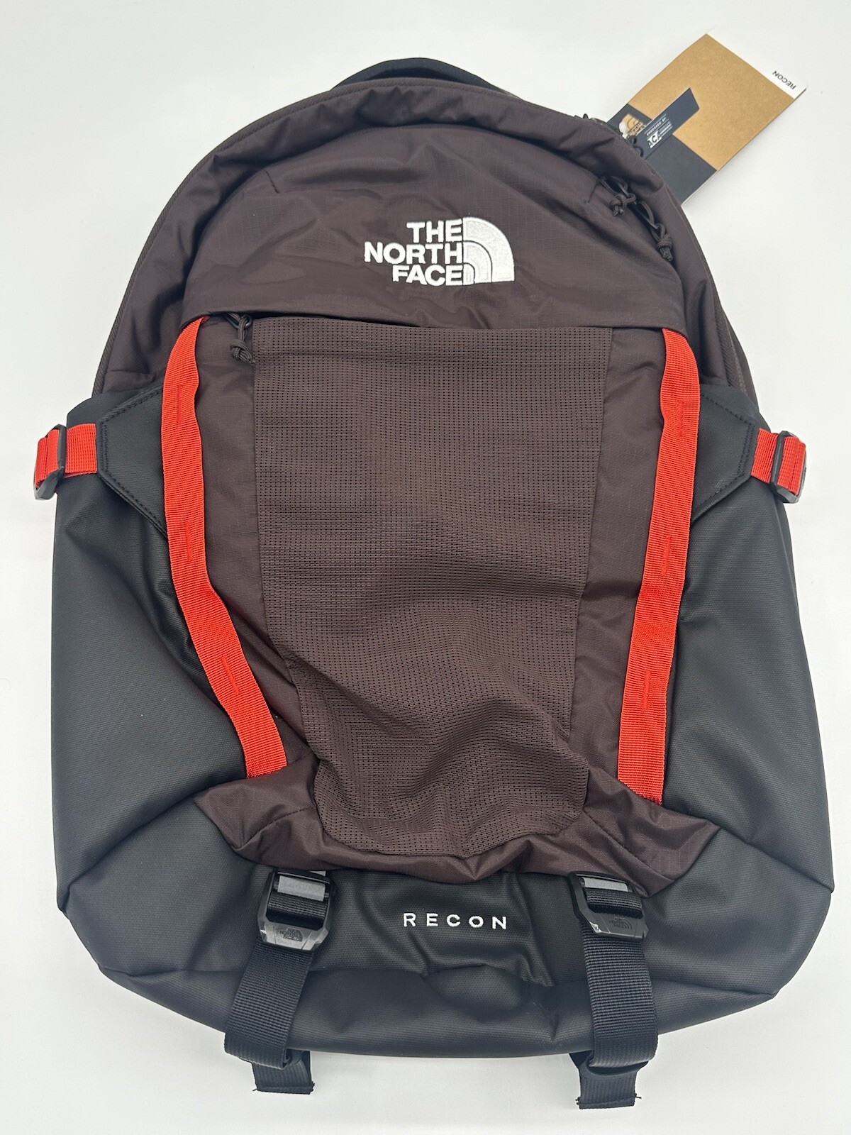 The North Face Recon Backpack Brown Orange Travel Hiking NF0A52SHOHG-OS Rare