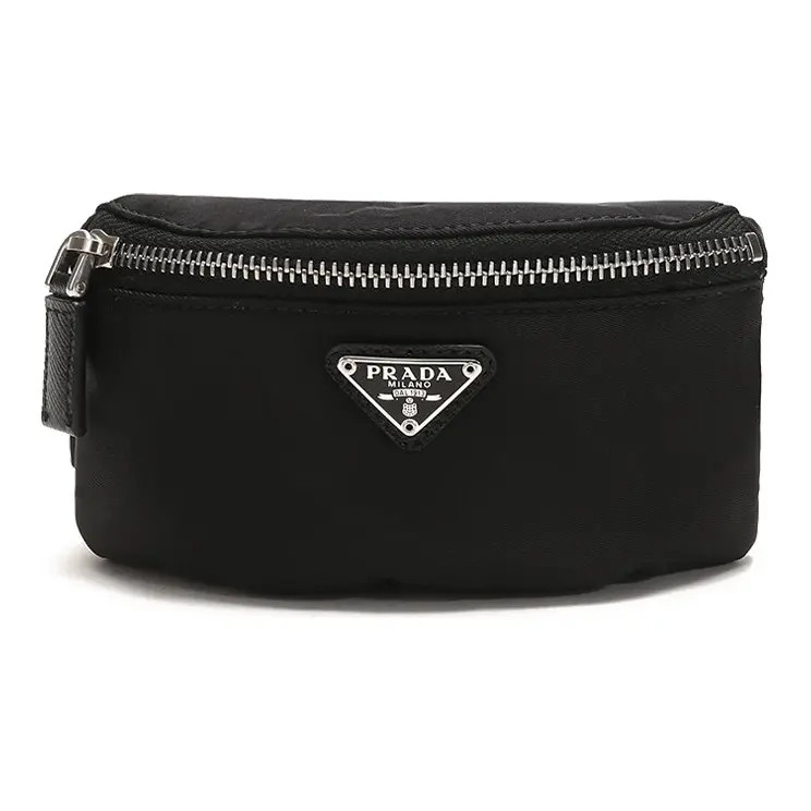 PRADA Wristband Fabric Handbag Regular Men’s 5×2.5 in
