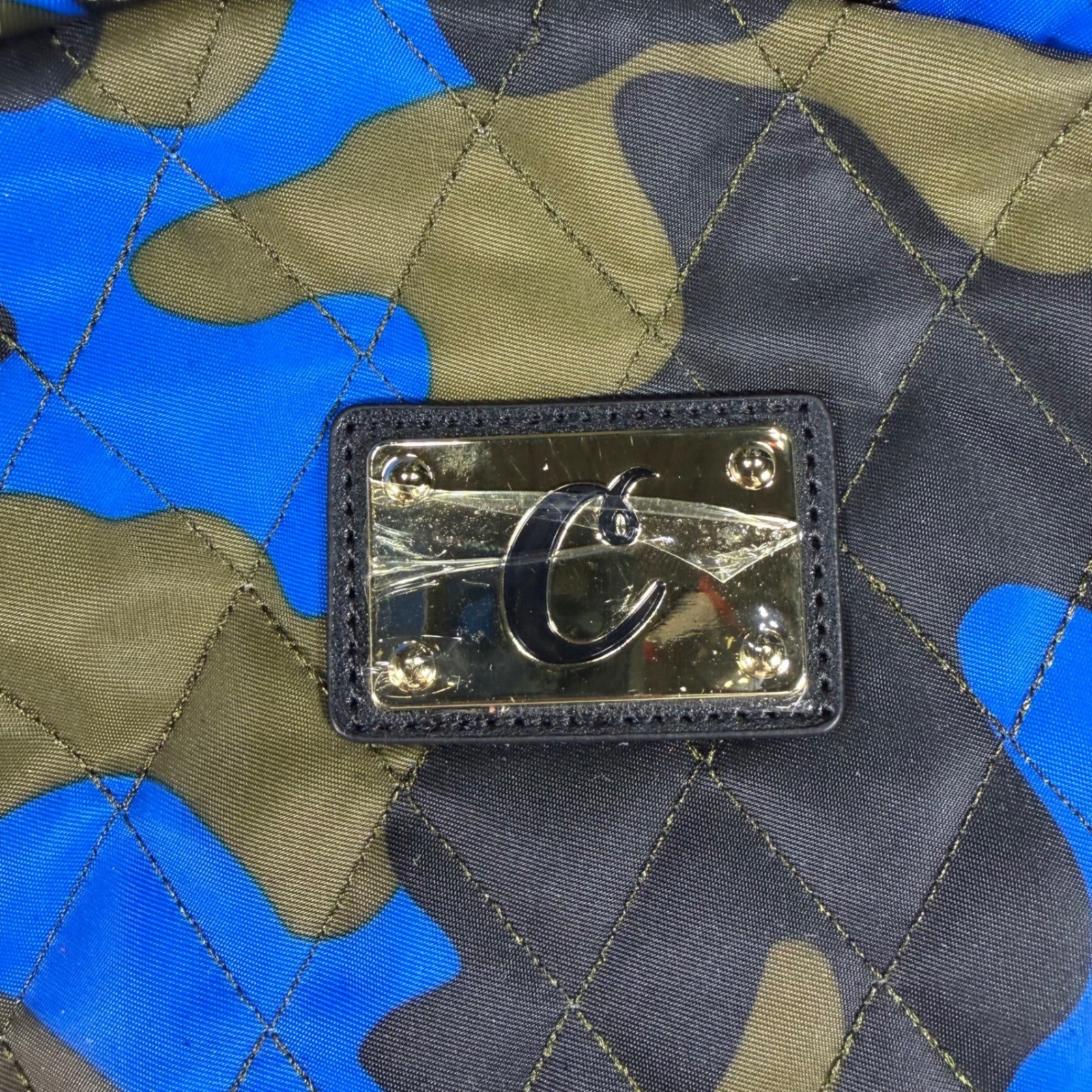 Cookies Smell Proof Quilted Camo Backpack Blue Olive Green Streetwear Bag NEW
