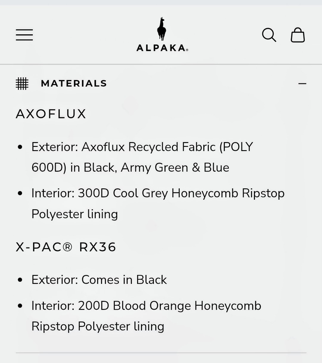 Alpaka Vertex Pouch All-in-One Sling Bag, Tech Pouch, Black, NWOT