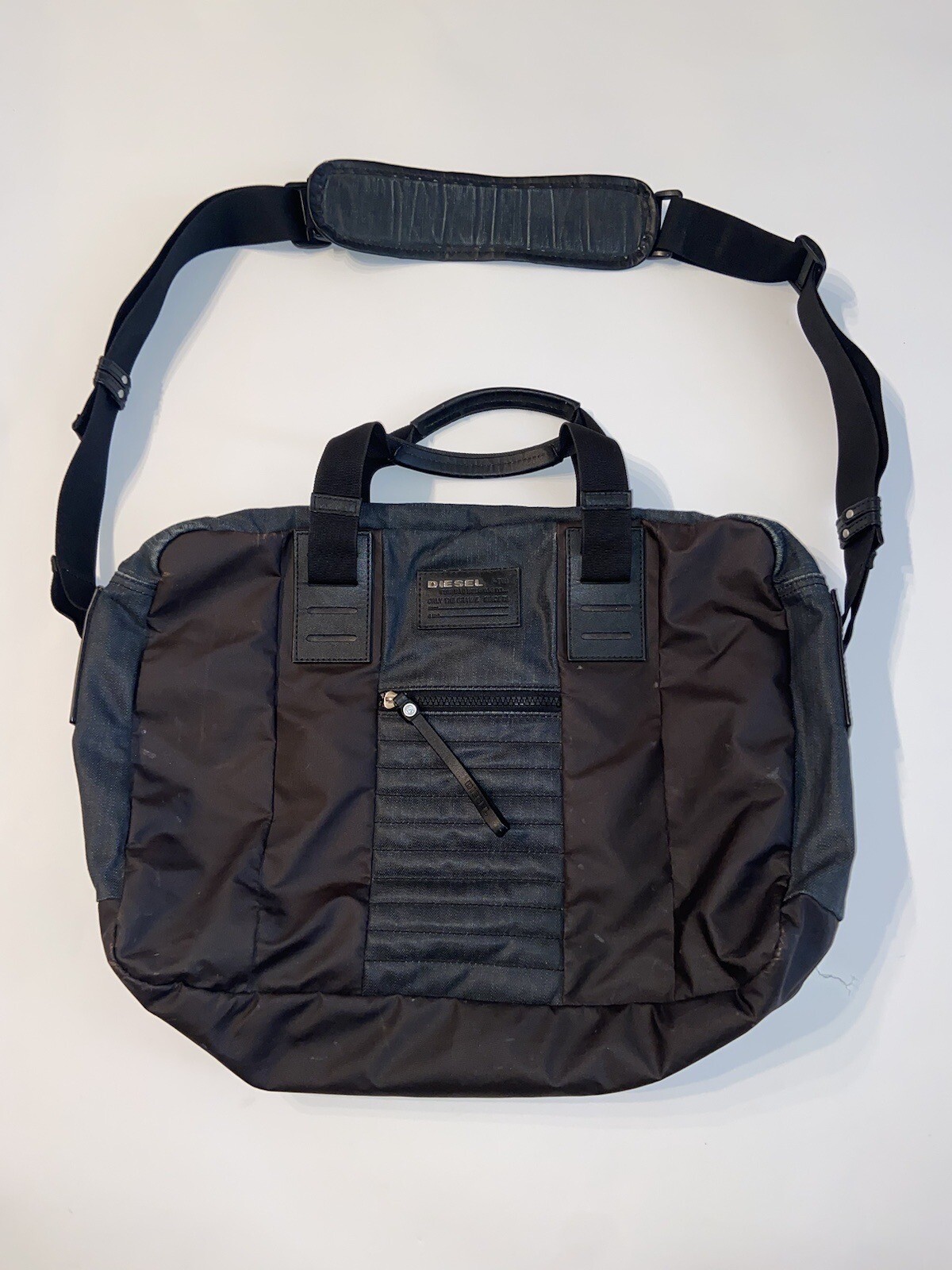Diesel Men’s B-King Denim B-Brief Laptop Bag *See Description* RARE