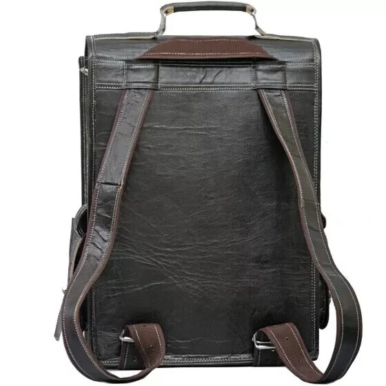 Genuine Vintage Leather Crossbody Convertible Bag – Backpack & Messenger Styles