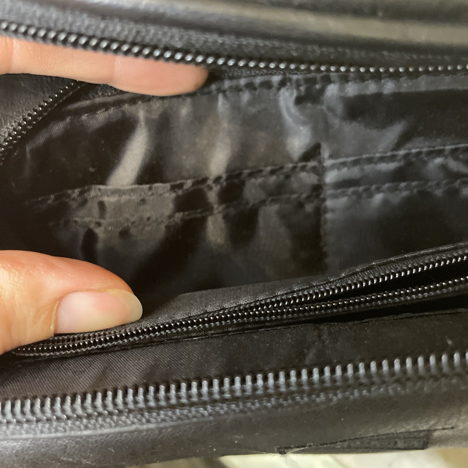 NEW Trailmaker Equipment Faux Leather Black Fanny Pack Waist Bag Hip Bag