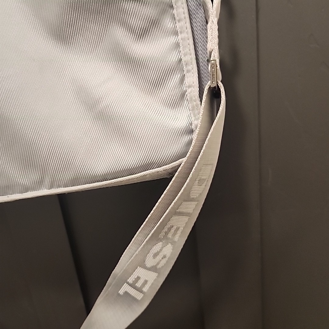 Diesel Business Messenger Laptop Crossbody Cargo Gray Bag Used Y2K
