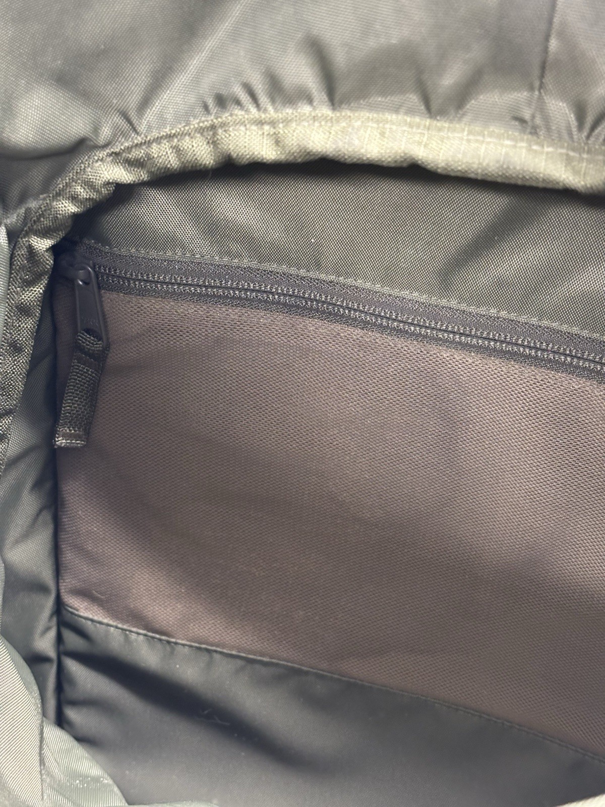 Filson Ripstop Nylon Military Olive Green Backpack Cordura Lightweight *Stain