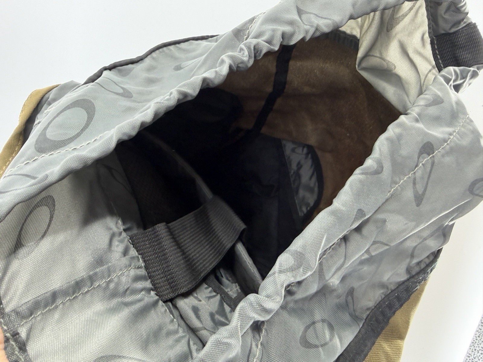 Oakley Tan Black Canvas Large Backpack