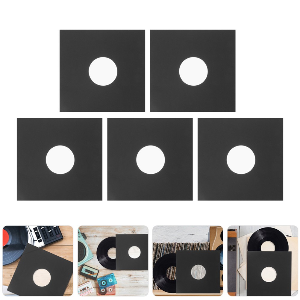 6 Pcs Vinyl Record Cardboard Jacket Protector Sleeve Album Outer for Records