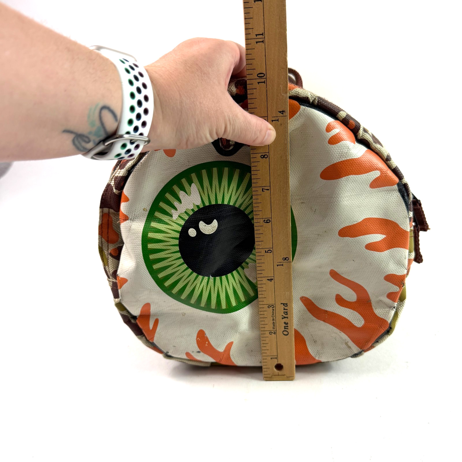 Mishka MNWKA NYC Keep Watch Eyeball Duffle Bag Camo Leopard Weekender Gym