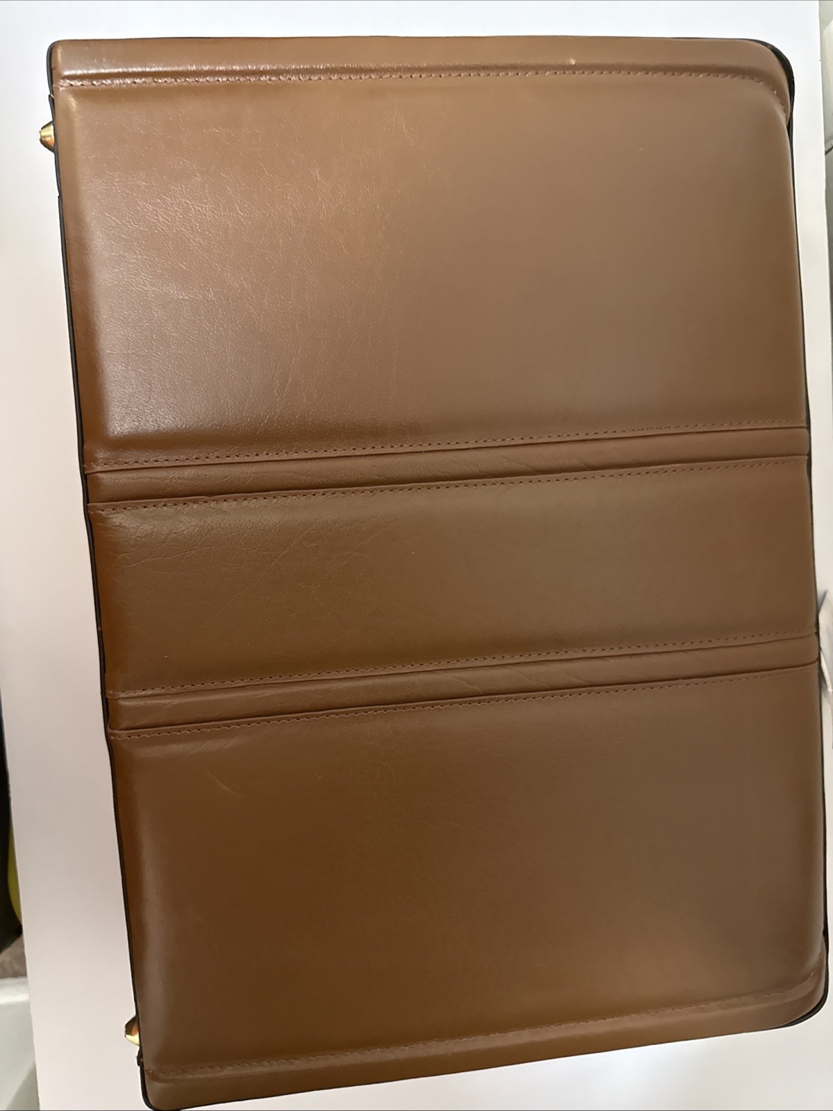 McKlein 80464 Coughlin 80464- Brown Leather Expandable Attache Case