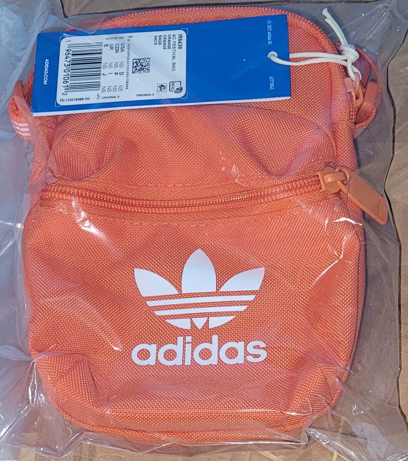Adidas – Adicolor Festival Bag – Orange – NWT