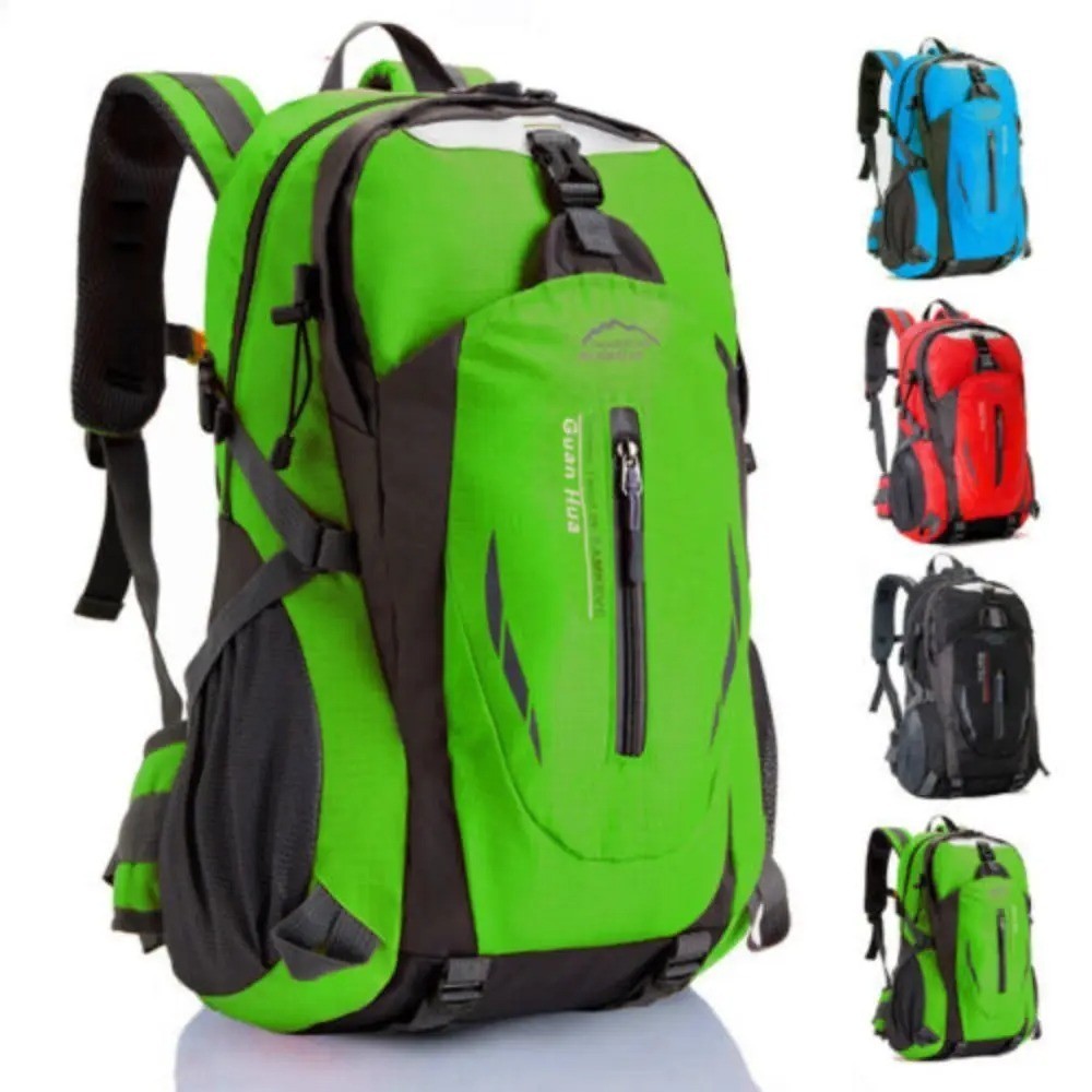Large Waterproof Backpack 40L Bag Camping Hiking Walking Outdoor Travel Rucksack
