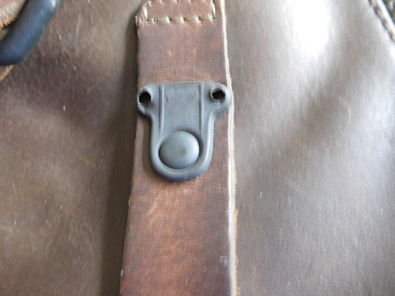 Aunts & Uncles Brown Leather Briefcase Portfolio Document Case