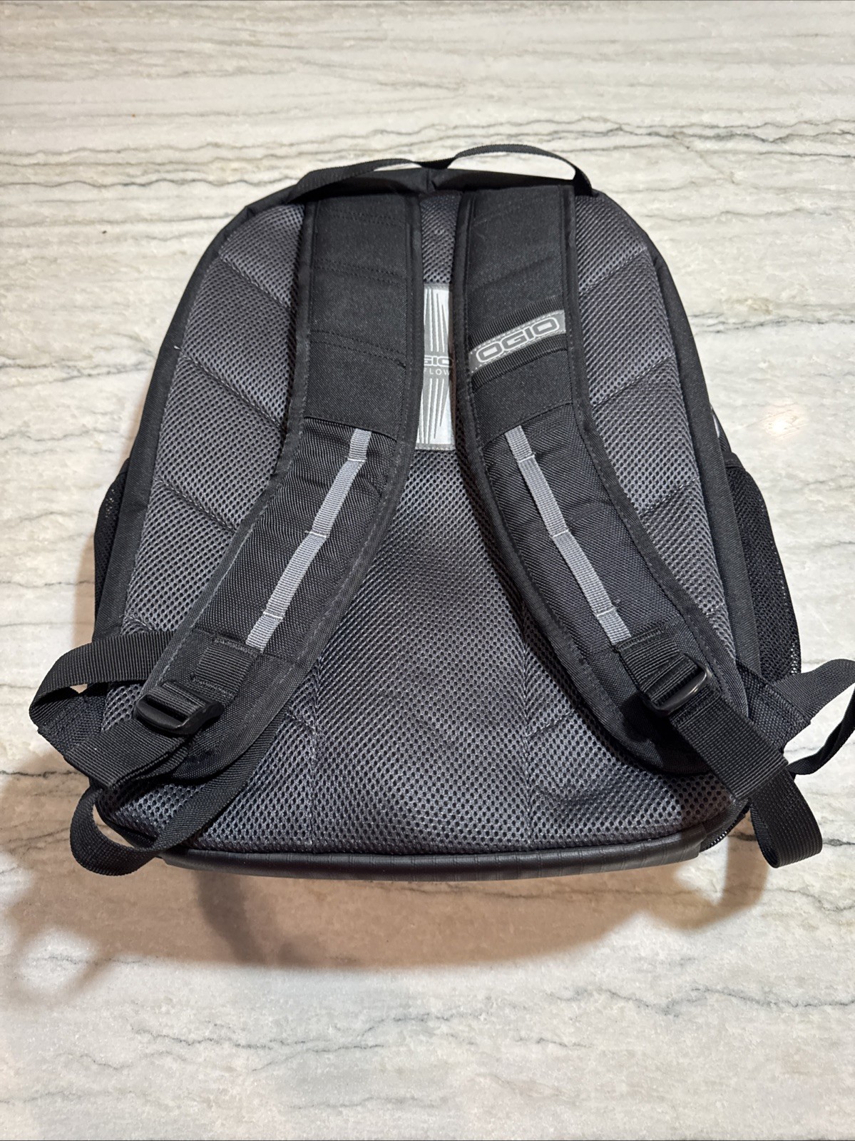 OGIO Axle 17″ Black Airflow Performance Laptop Backpack Embroidered Logo Monarch