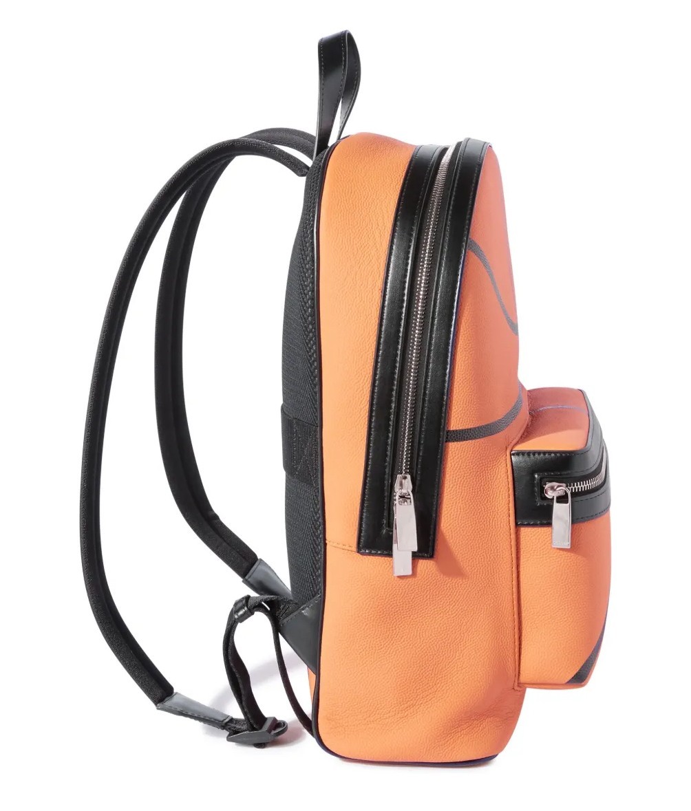 OFF-WHITE BASKETBALL ROUND LOGO BACKPACK BACKPACK MADE IN ITALY OMNB109F24LEA0012010