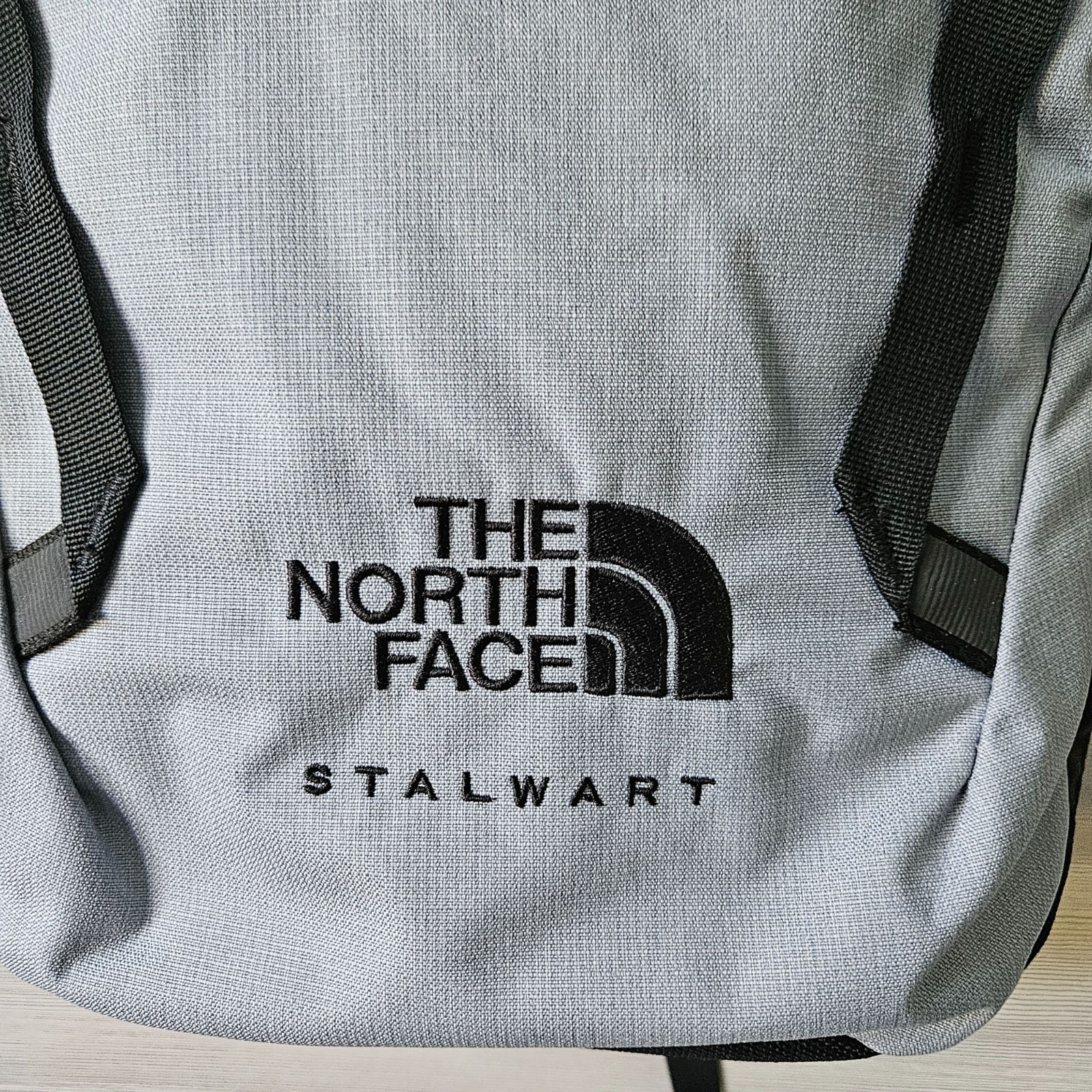 The North Face Backpack Stalwart Savage Logo Gray & Black 26L 15″ Laptop Bag