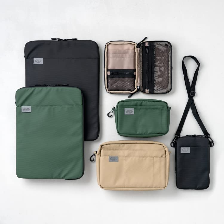 DELFONICS Inner Carrying Water Repellent M Pouch Beige