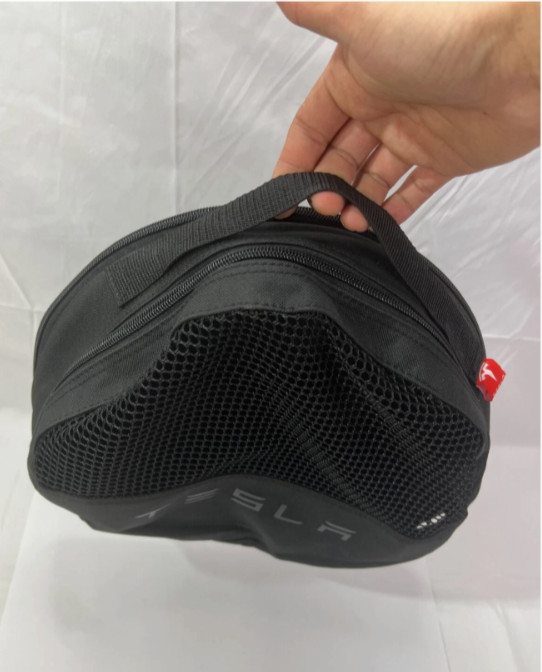 New OEM TESLA Gen 1 Utility Charger Cable Zippered Bag – 13″x11″, Black Canvas
