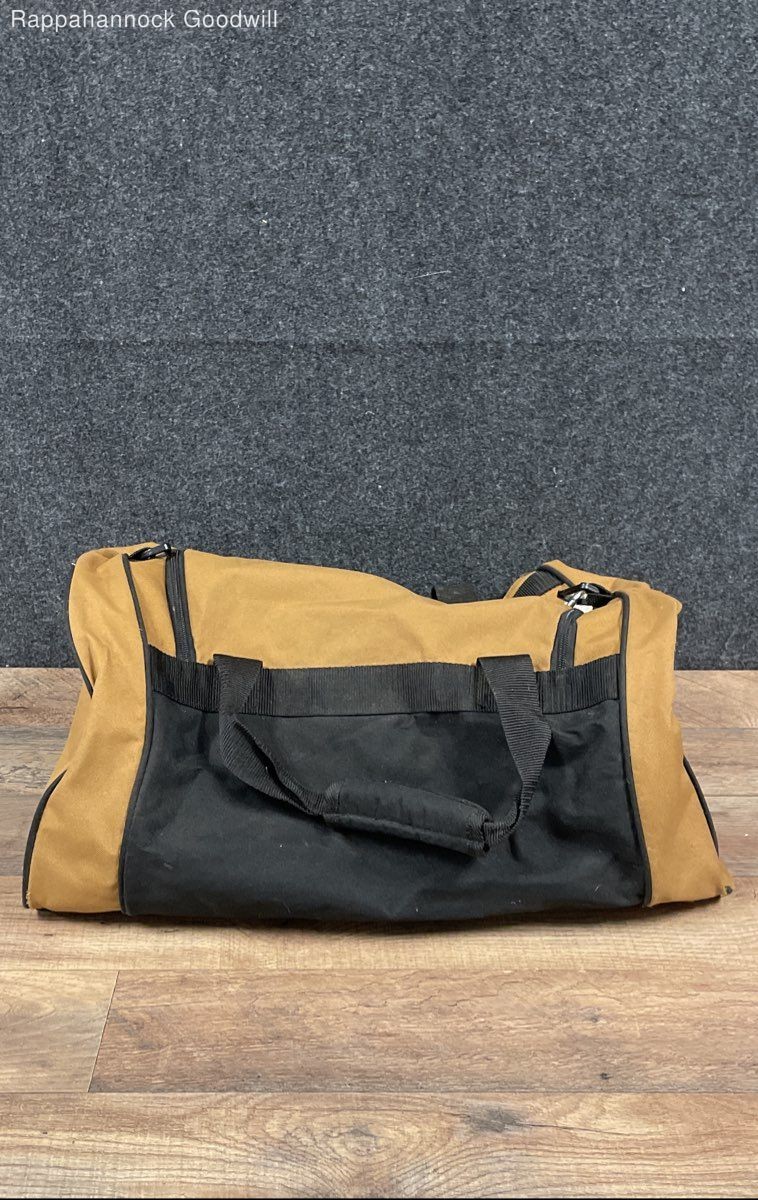 Carhartt Brown Black A194 Canvas Duffle Work Bag Travel Large