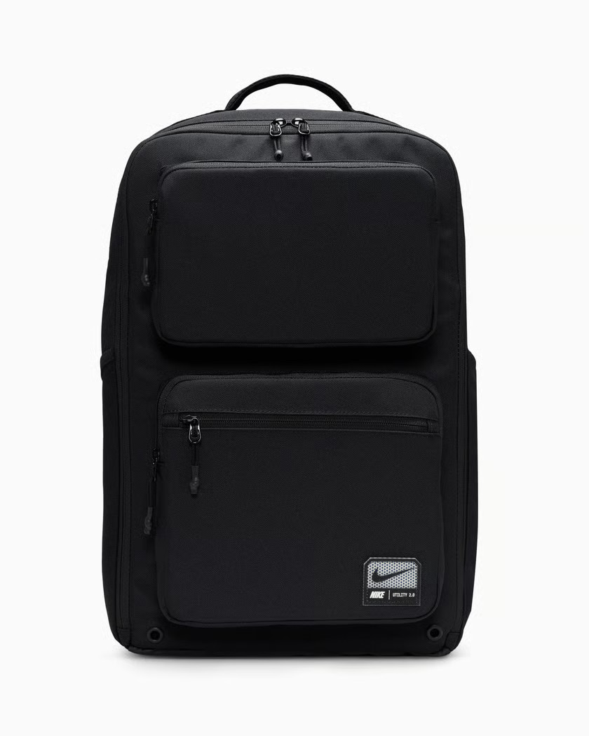 Nike Utility Speed Backpack Gym Bag Travel Black Hiking Camping FN4106-010 27L