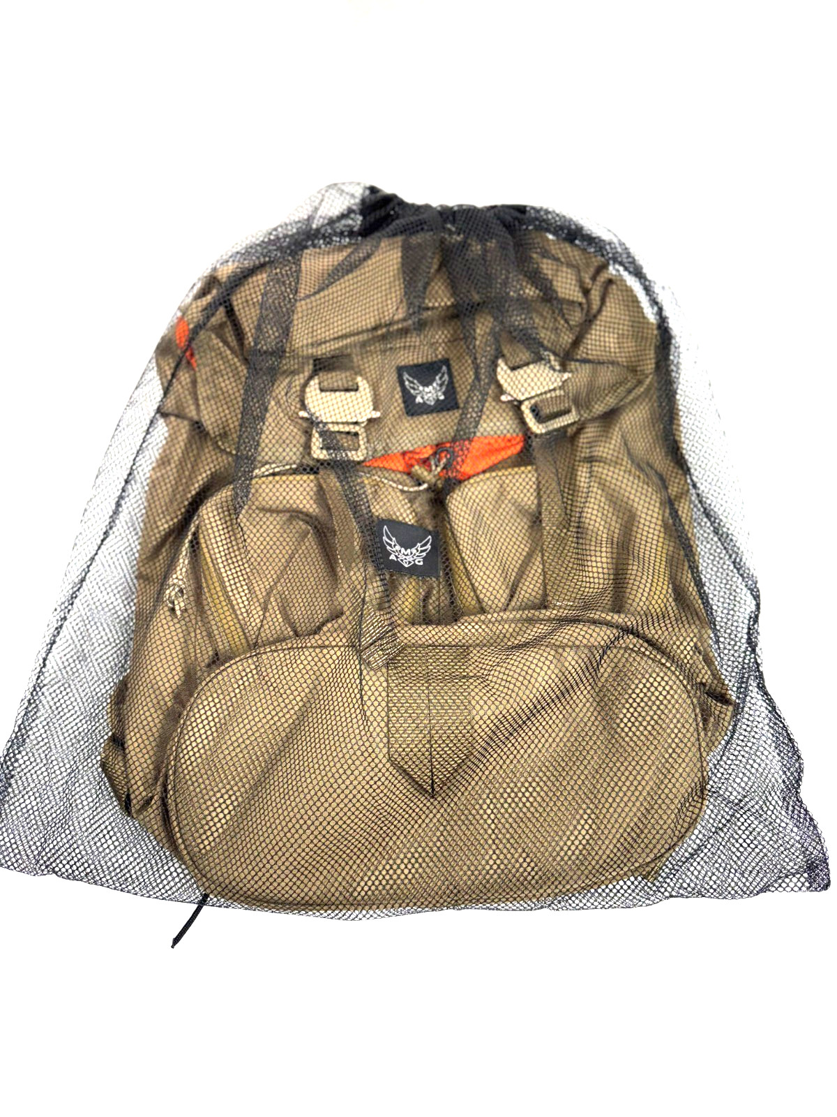 Atomic Mission Gear Parmia Utilitarian Backpack Signature Metal Buckles Coyote