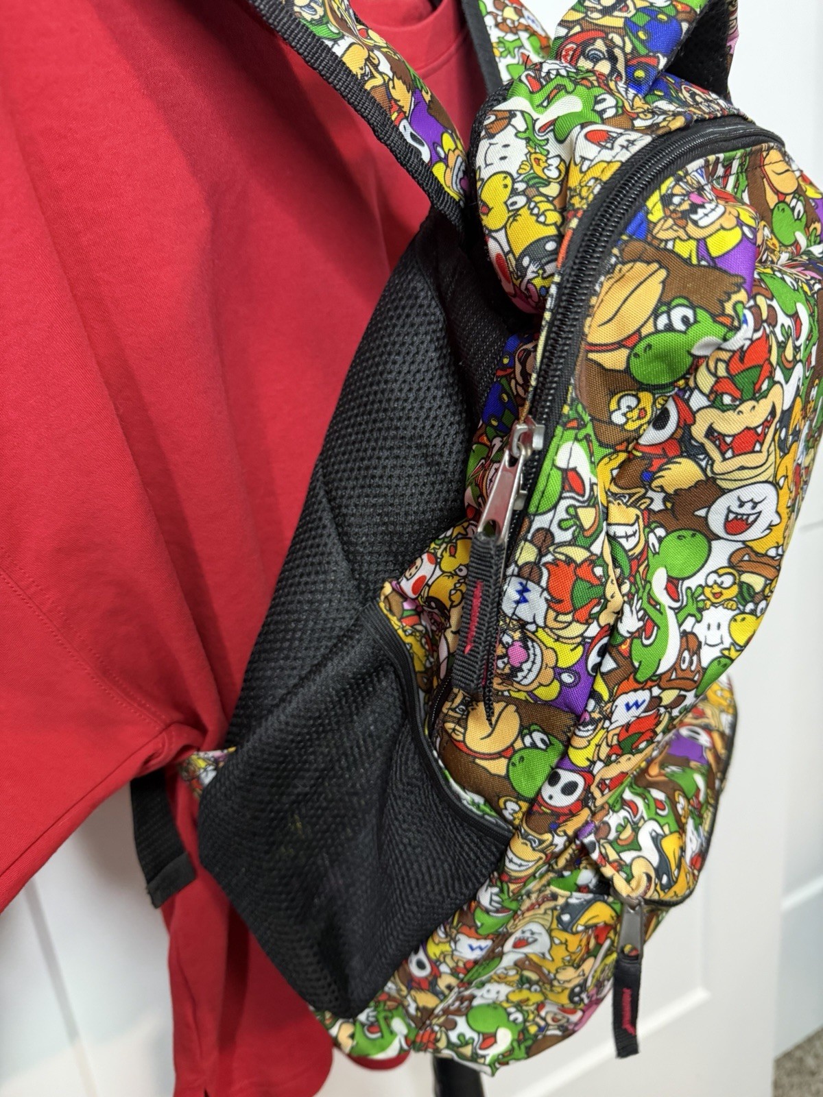 Nintendo Official Super Mario Multicolor Backpack