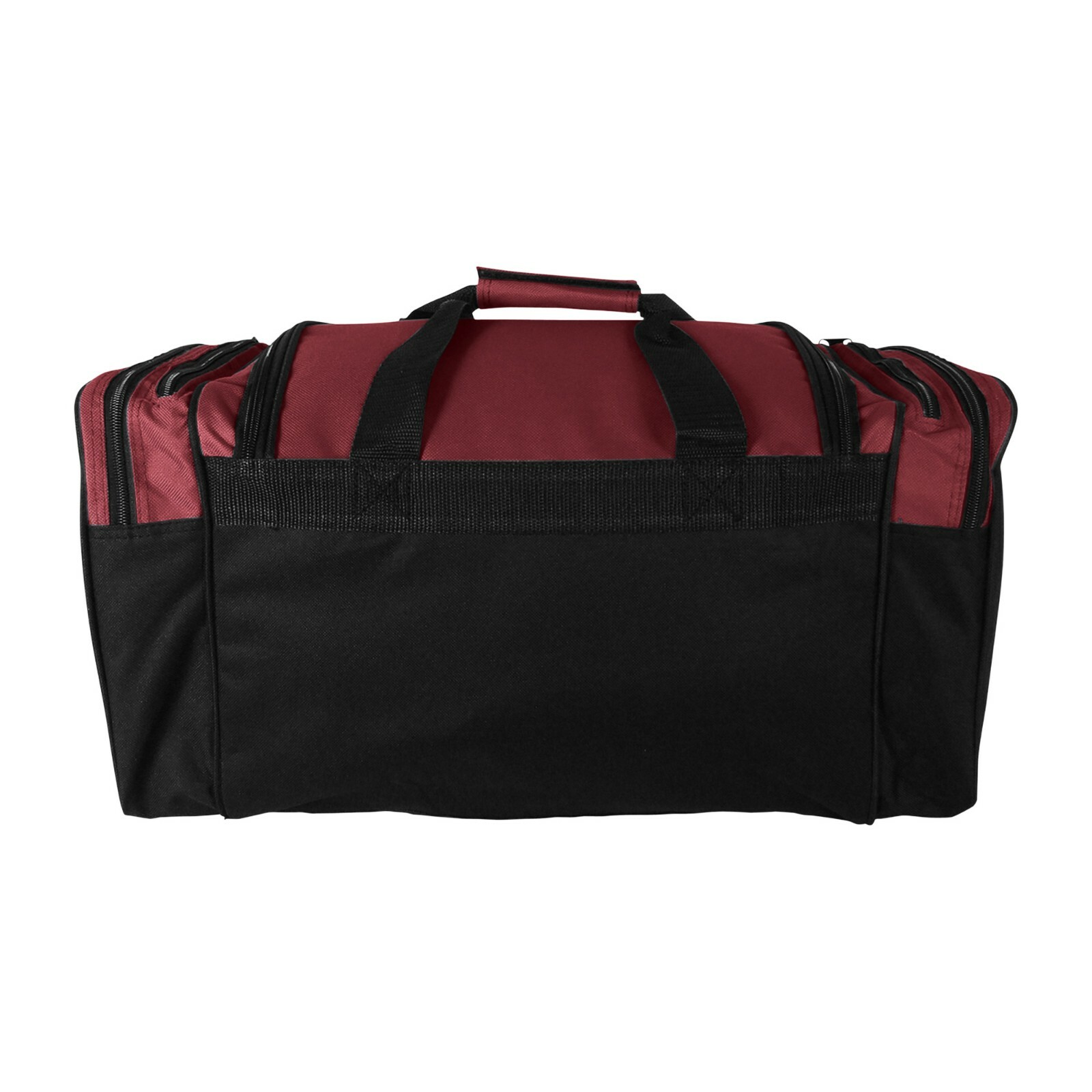 Brand New Duffle Bag Sports Duffel Bag in Maroon and Black Gym Bag