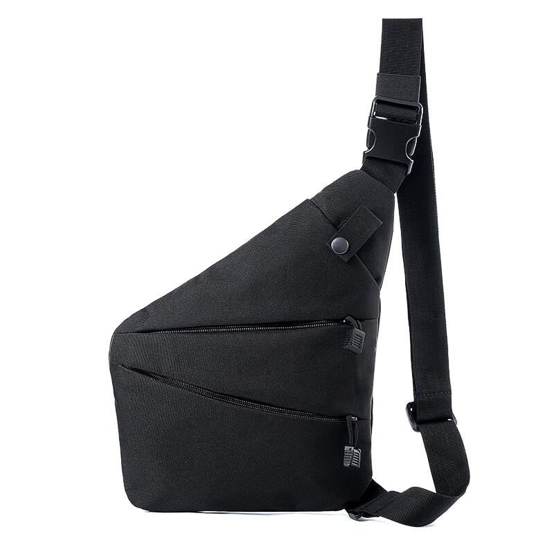 Men Crossbody Leisure Chest Bag with Shoulder Strap Anti Theft Travel Sling Bag