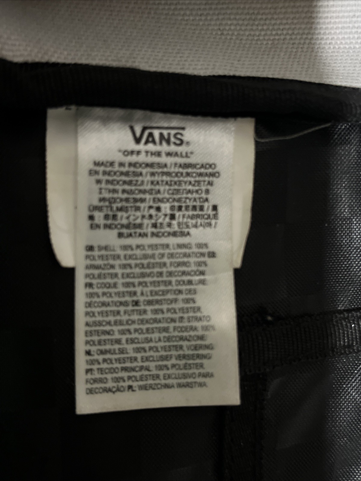 Vans Off The Wall Camo Backpack Camouflage