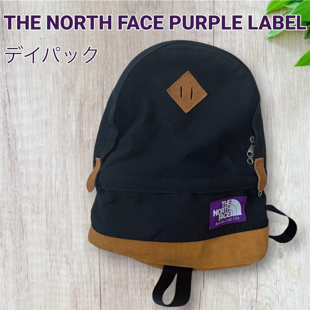 THE NORTH FACE PURPLE LABEL Backpack DayPack Black Good