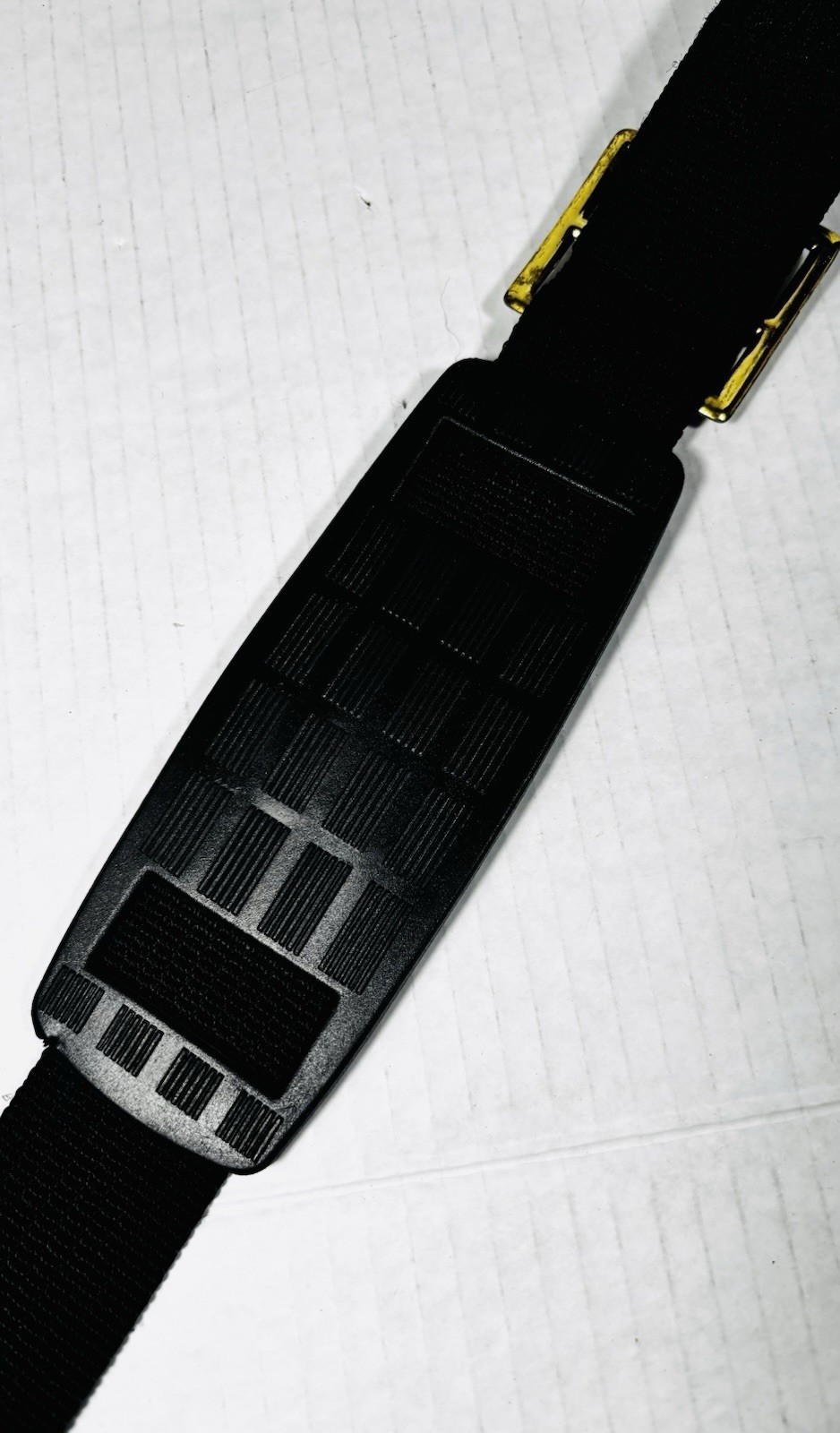 Protocol Black Canvas Padded Shoulder Pad Adjustable Bag Strap up to 40″
