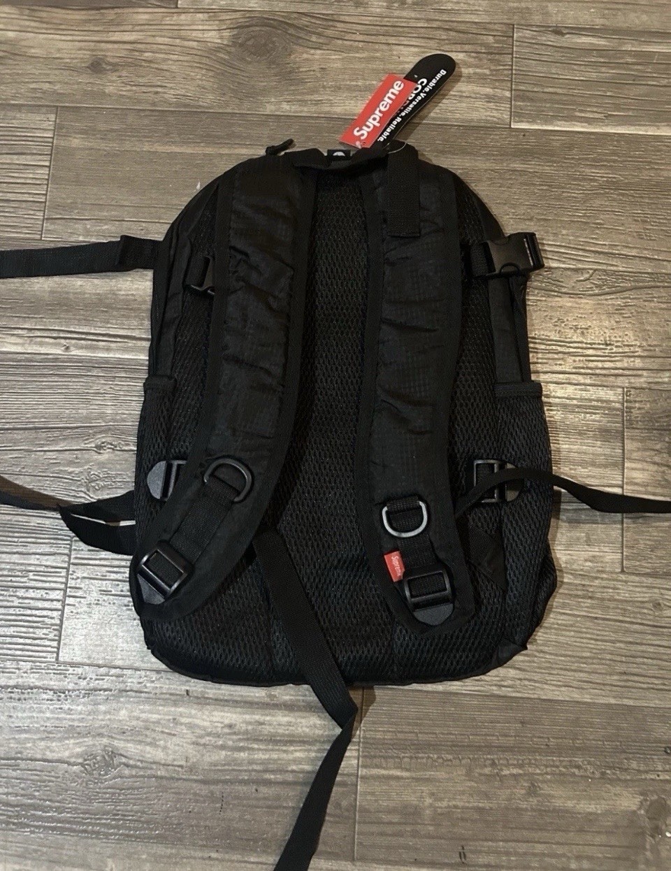 Supreme Black Full-Size Backpack Bag FW18