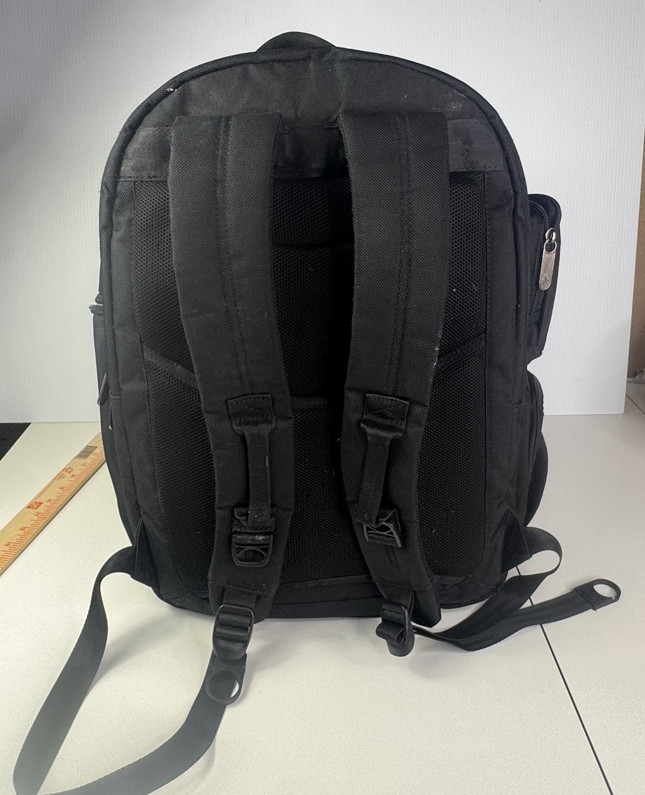 Original Penguin Backpack Travel Work Laptop Bag Organizer Black Heavy Duty