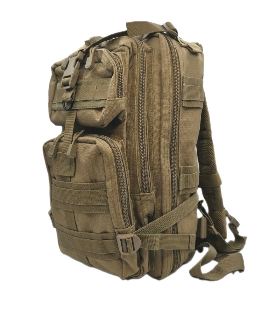 Rothco Medium Transport Pack 25L Tactical MOLLE Backpack Coyote Brown