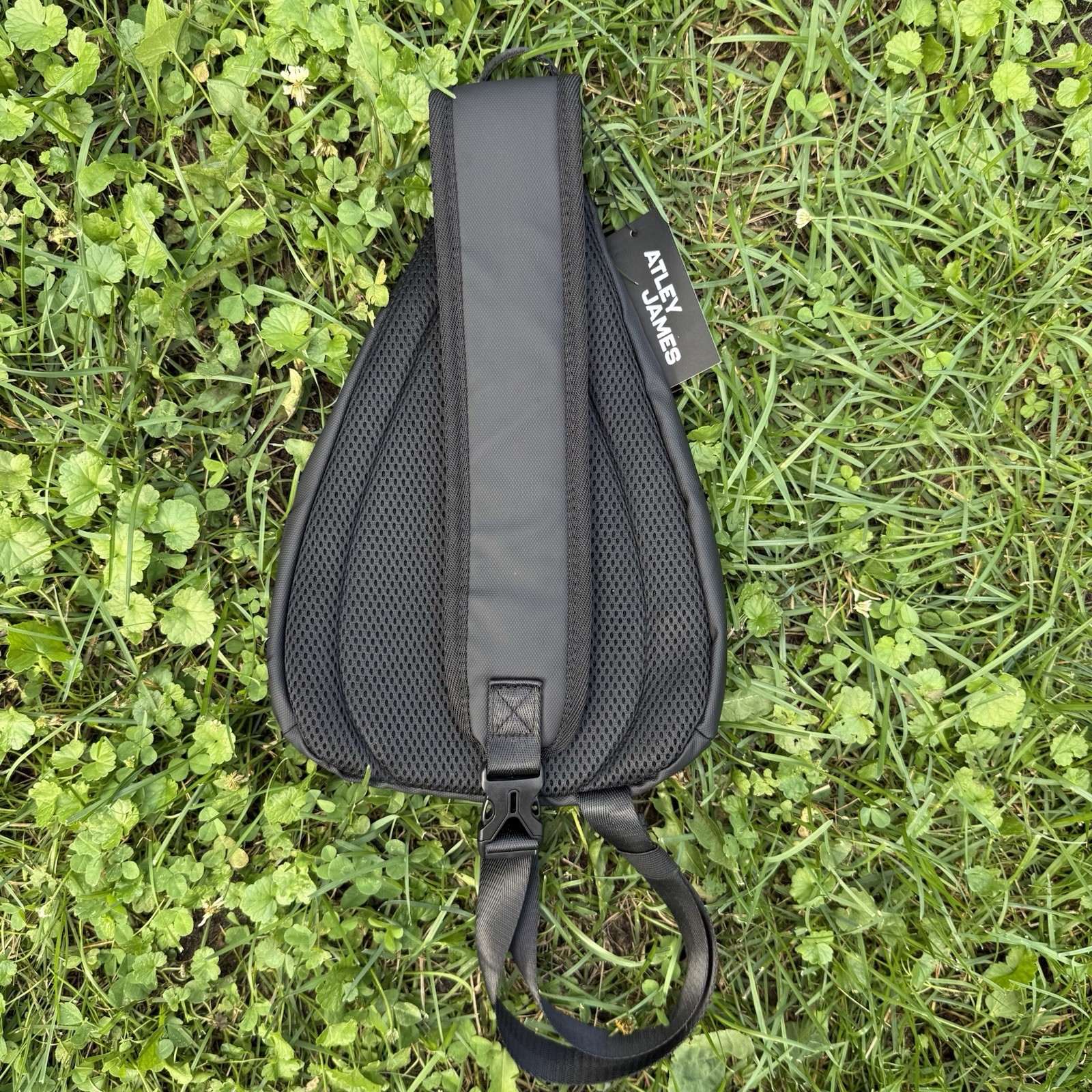 ATLEY JAMES Backpack Sling Bag Set Black Orange Travel School NEW NWT