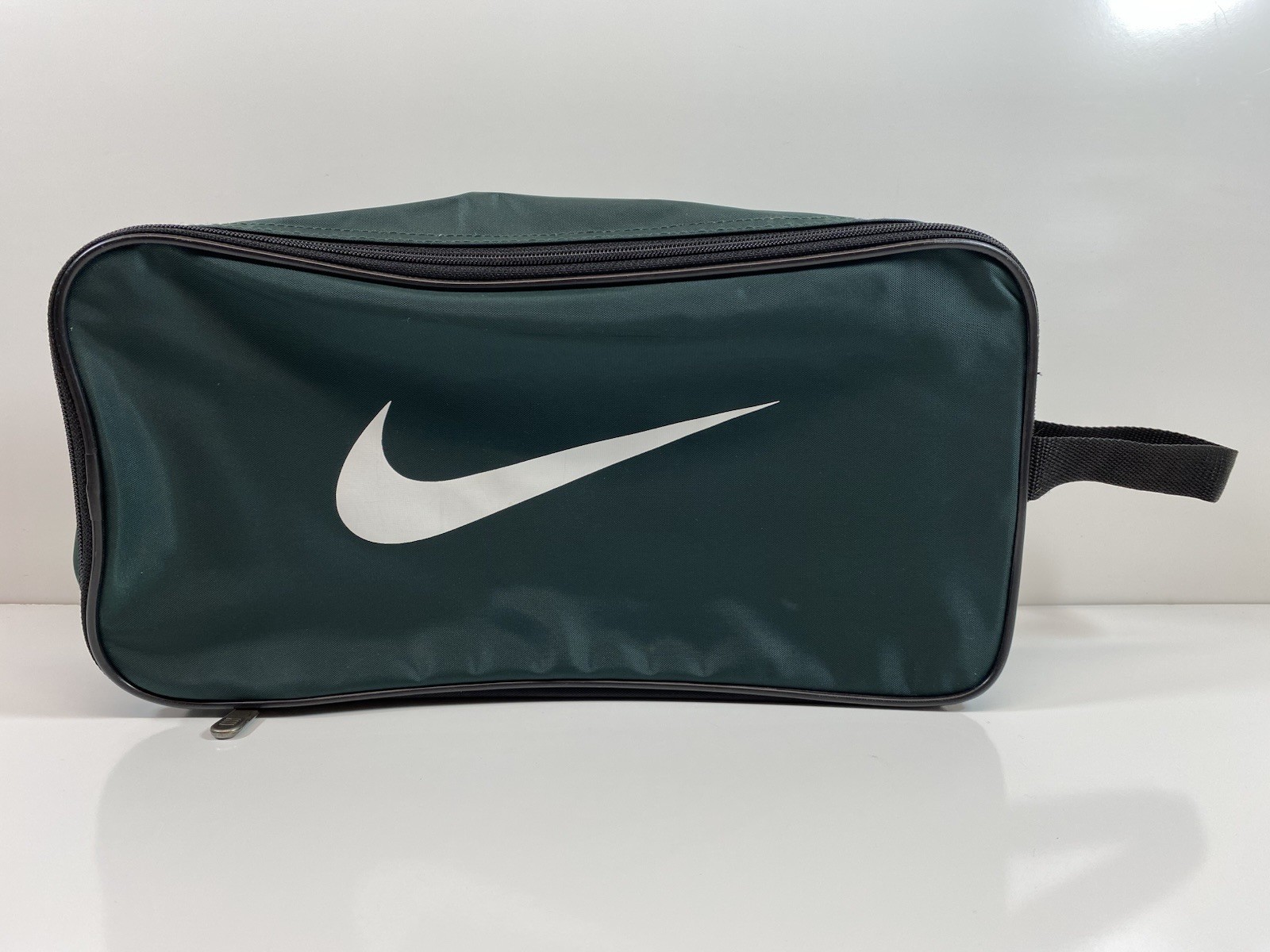 Vintage Nike Golf Travel Bag Golf Shoes Or Sneakers Green With Black Nylon Zips