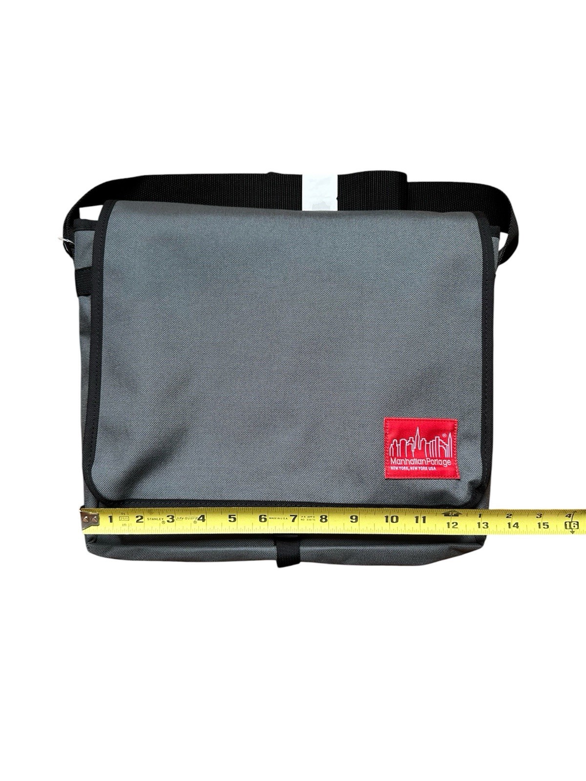 Manhattan Portage Gray Medium Messenger Bag DJ Bag Shoulder Bag