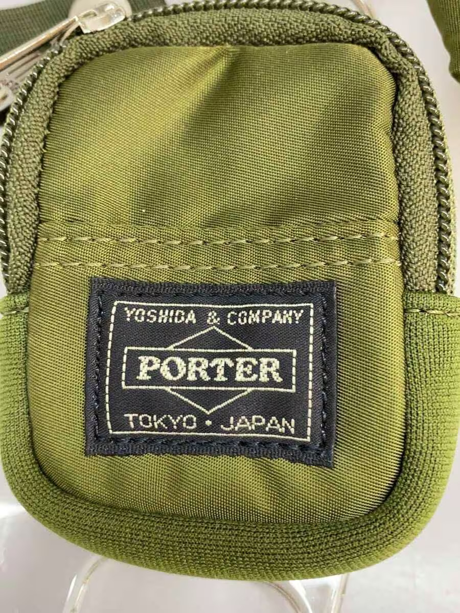 PORTER SHOULDER with POUCH for iPhone 15 pro Nylon GRN 381 05956