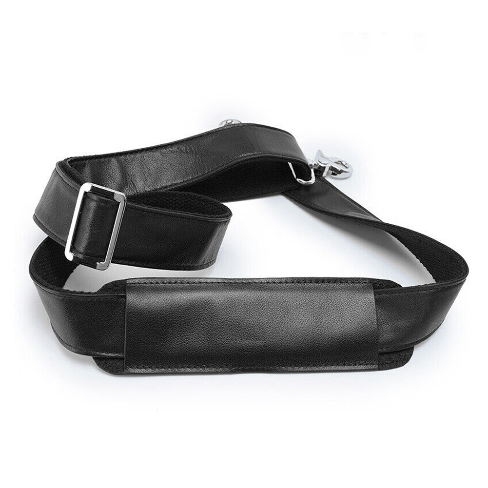Genuine Leather Replacement Shoulder Strap for Briefcase Luggage Messenger Bag#